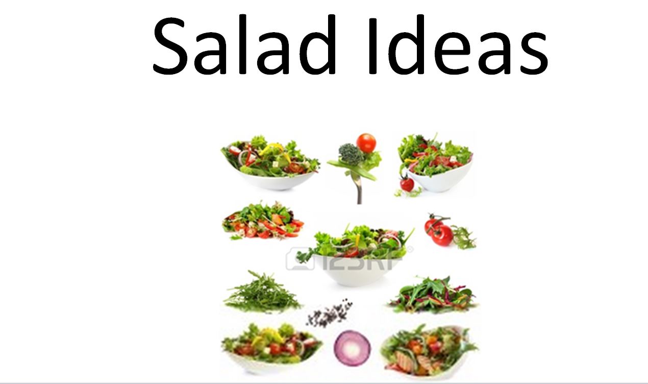 Salad ideas photography
